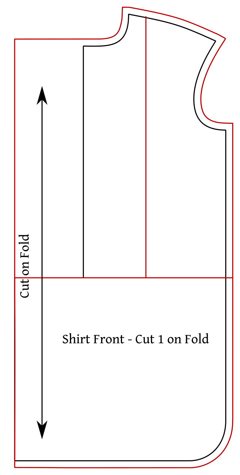Drafting the Shirt Front